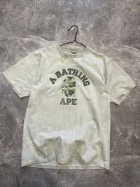 Футболуа Bape a bathing ape reflective logo tye dye