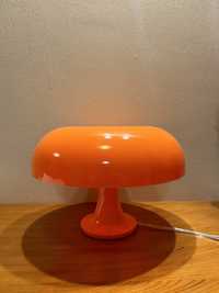 Лампа Nesso Artemide помаранчева mushroom lamp