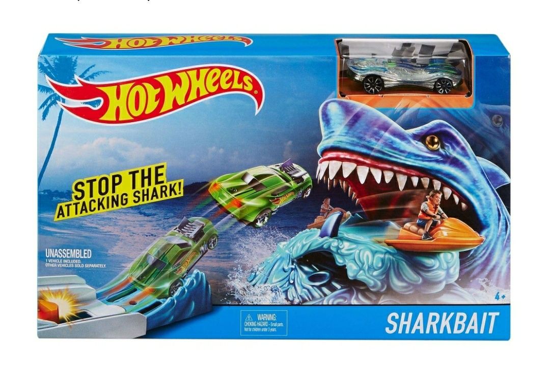 Ігровий набір Hot Wheels - Shark Bait, Crocodile Cruch