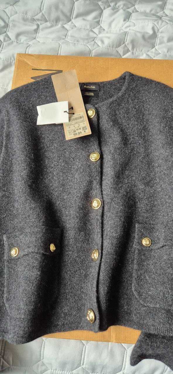 Укорочений кардиган Massimo dutti