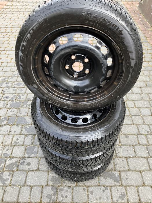 Felgi stalowe 16 Audi VW Seat Skoda 5x112 opony 205/55/16