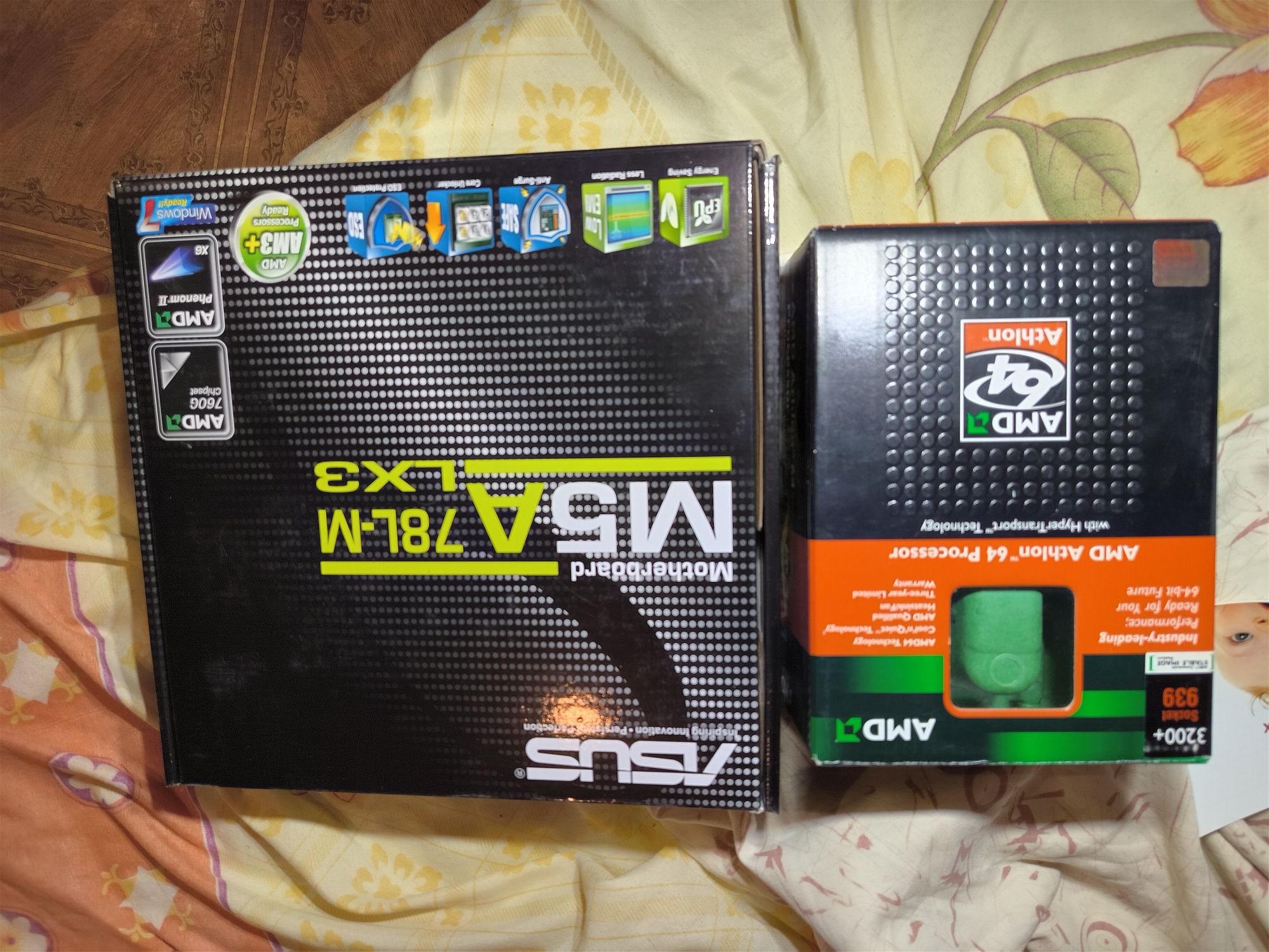 Комп: ASUS M5A78L M LX3, Kingston RAM DDR3 4Gb, Athlon II X2 255