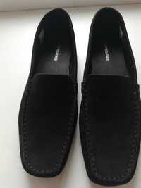 Мокасини жіночі Filipe Shoes, замша, 40 - й розмір, нові, чорні.