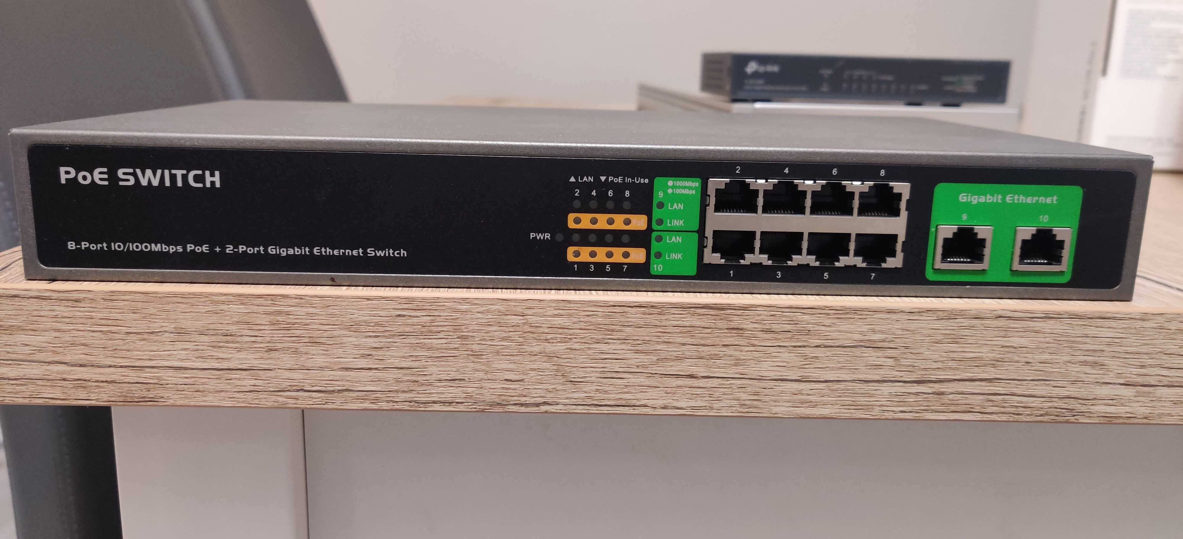 Kamery IP, routery, switche