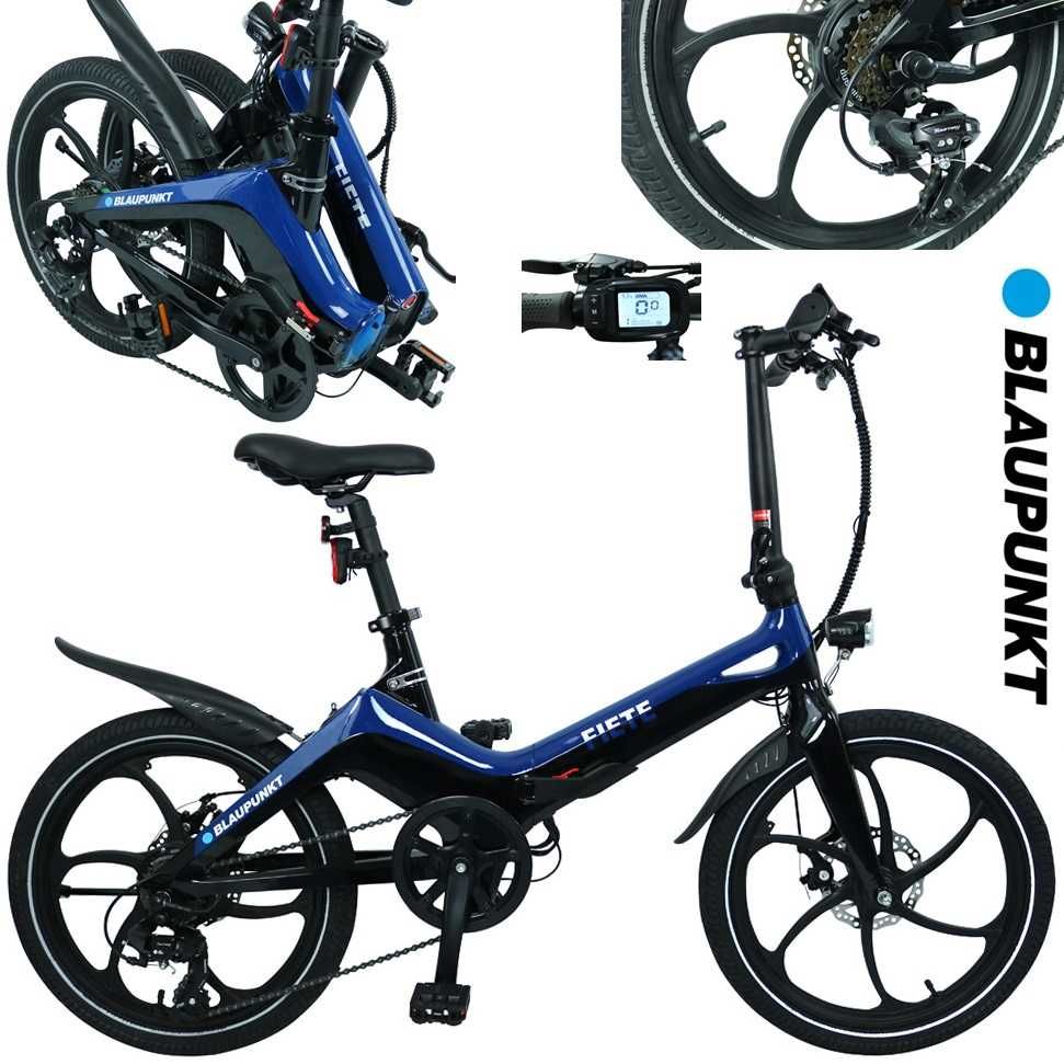 Rower elektryczny SKŁADANY e-Bike Blaupunkt FIETE