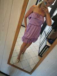 Śliczna sukienka Lila nowa rozmiar uniwersalny Fiolet lato!