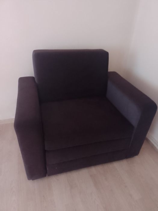 Meblościanka plus wersalka i fotel