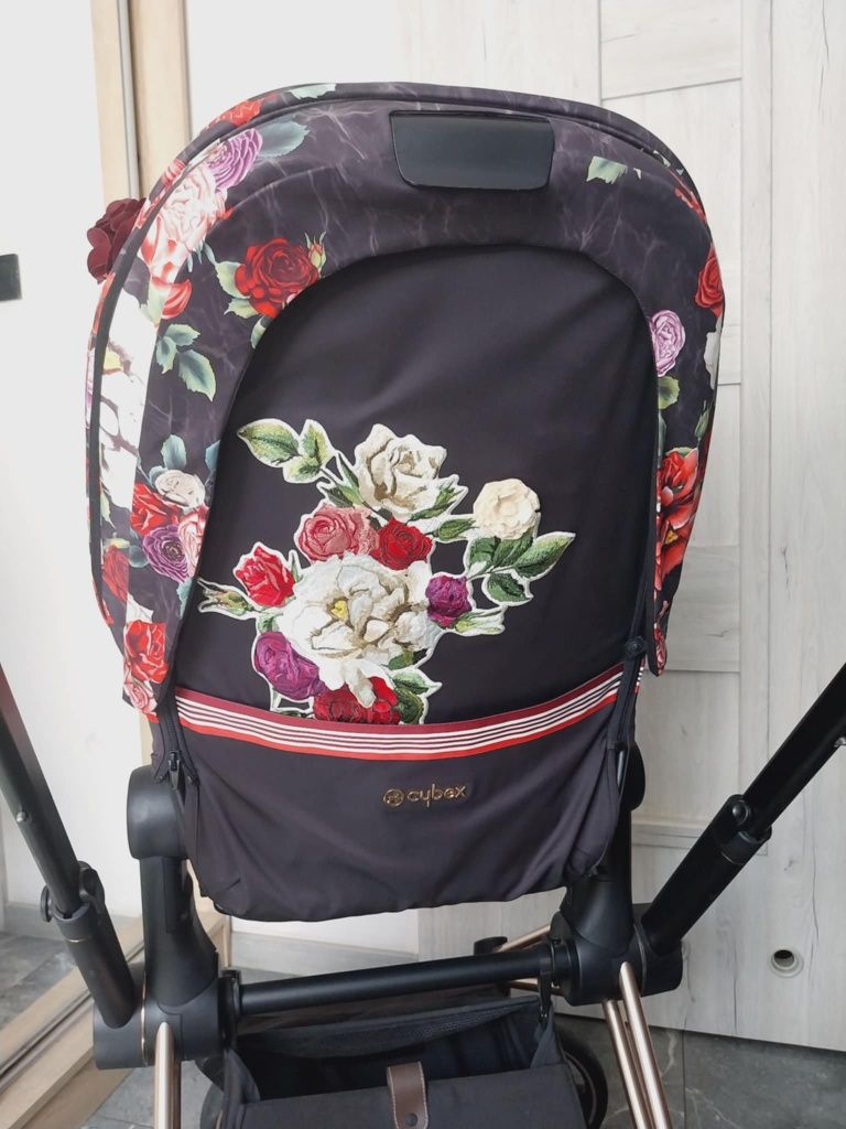 Wózek spacerowy Cybex priam 2.0 Spring Blossom Dark