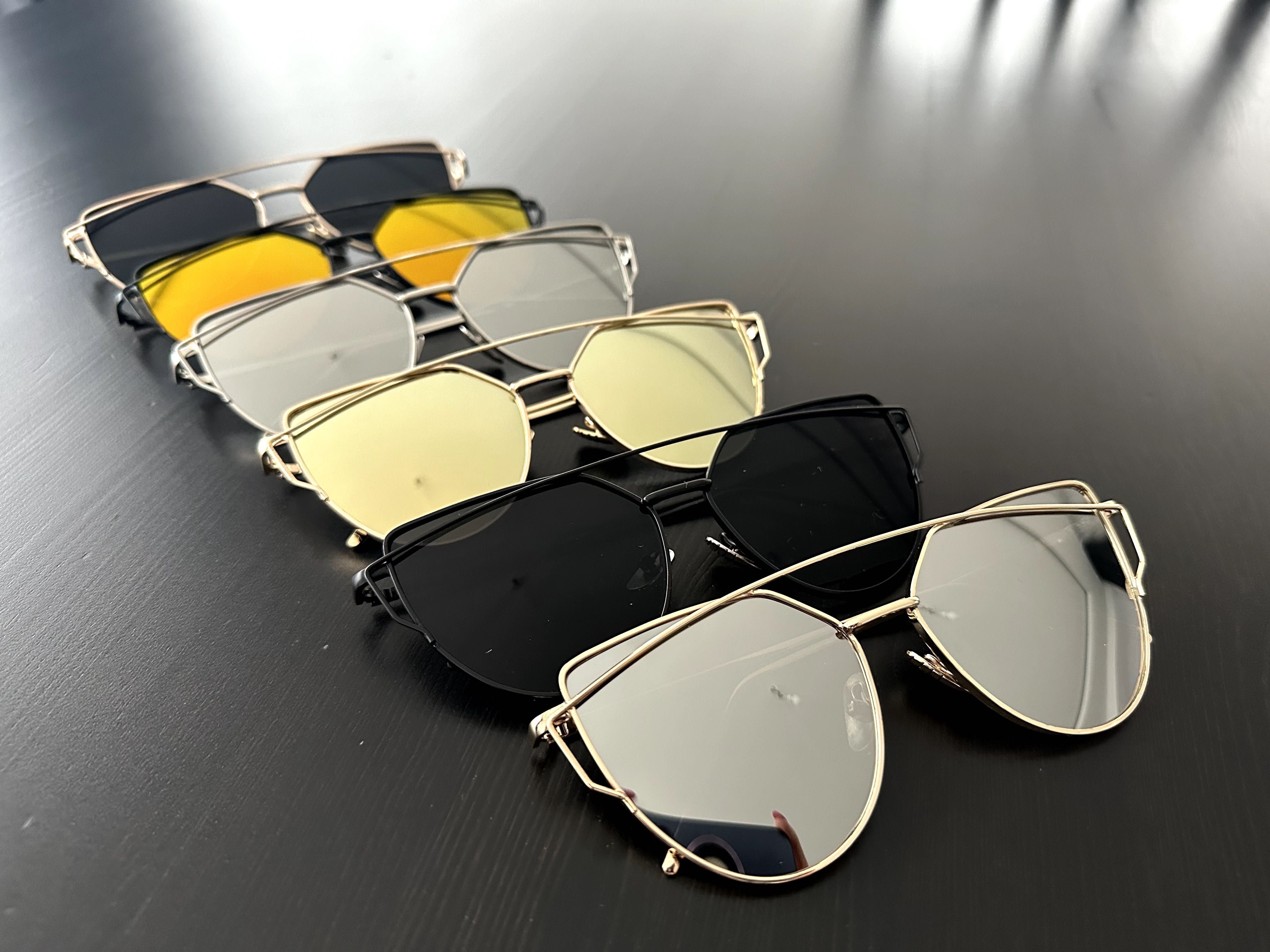 108szt!! Okulary przeciwsłoneczne lustrzanki damskie NOWE!!