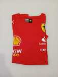 T shirt da Formula 1 Ferrari , com assinatura nas costas