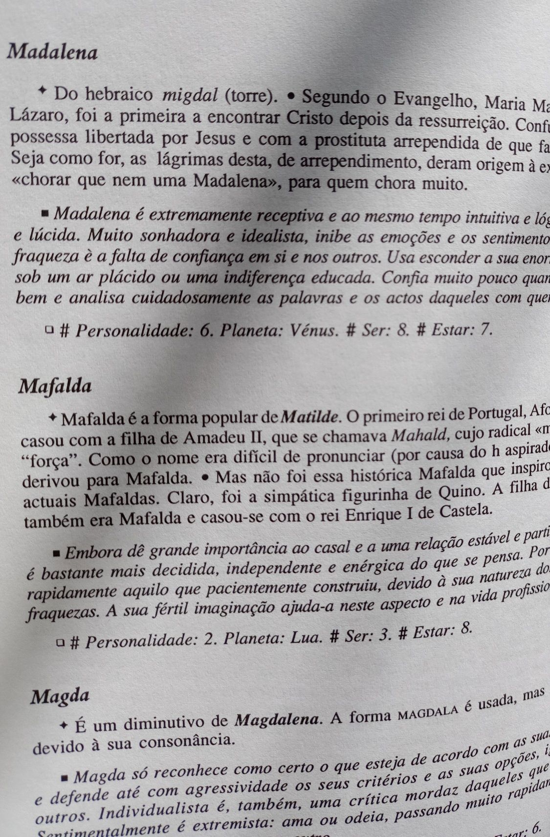 Livro"Mil e tal nomes Próprios"