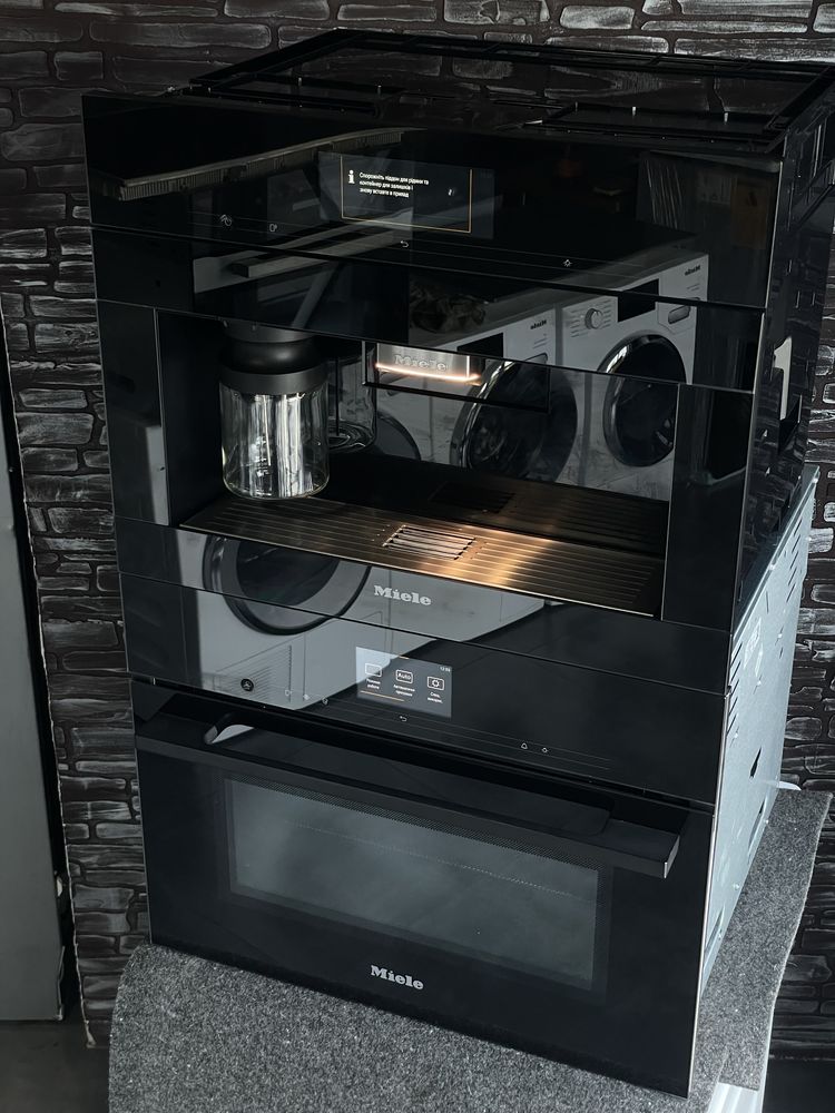 Топ Комлект!Духовка з мікрохвильовкою+Кавомашина Miele H 7640 CVA 7840