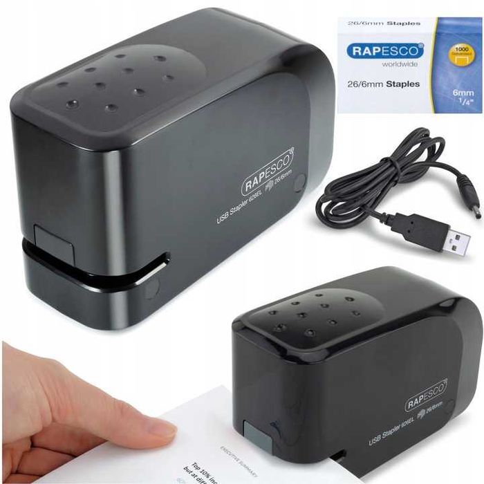 Biurowy Rapesco czarny