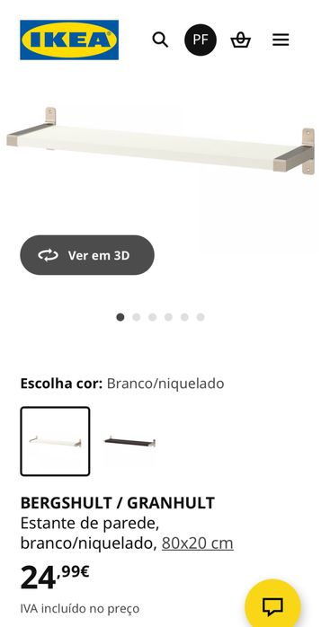 Arrumação para casa de banho (vários artigos)