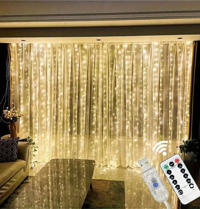 Завісна гірлянда на вікно