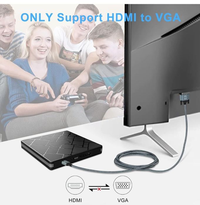 Kabel HDMI do VGA Twozoh o długości 1m