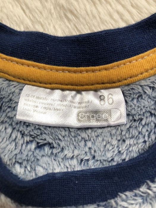 Bluza spodnie dla chlopca ciepłe na zime rozmiar 86