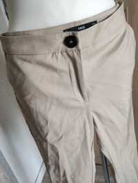 Beżowe spodnie damskie markowej firmy MNG Basic w rozmiarze 42/44