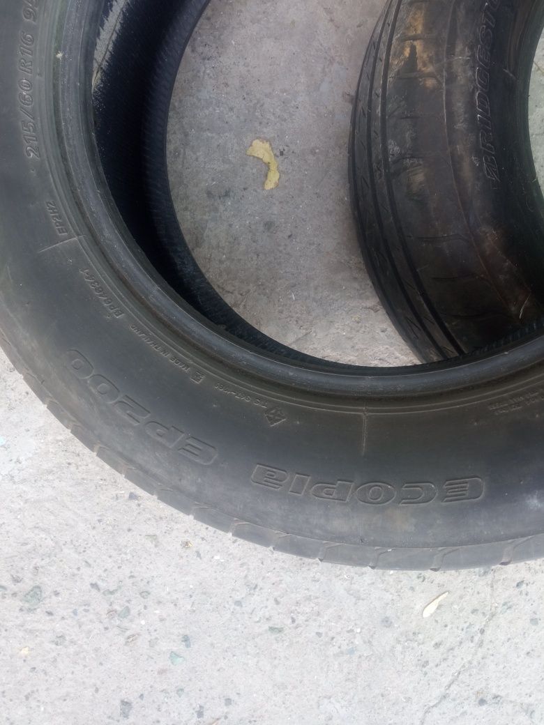 Bridgestone r16 215*60 резина шины покрышк ecopia eco200 бриджстон