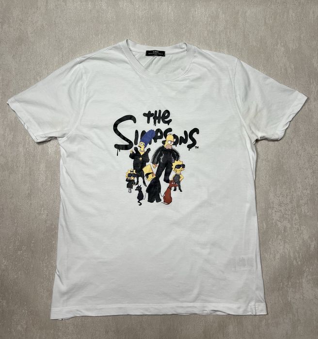 Футболка унісекс BALENCIAGA Unifit Off White Cotton The Simpsons