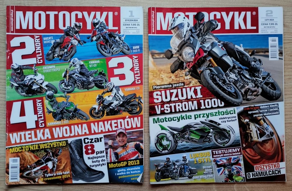 Motocykl czasopismo rocznik 2014