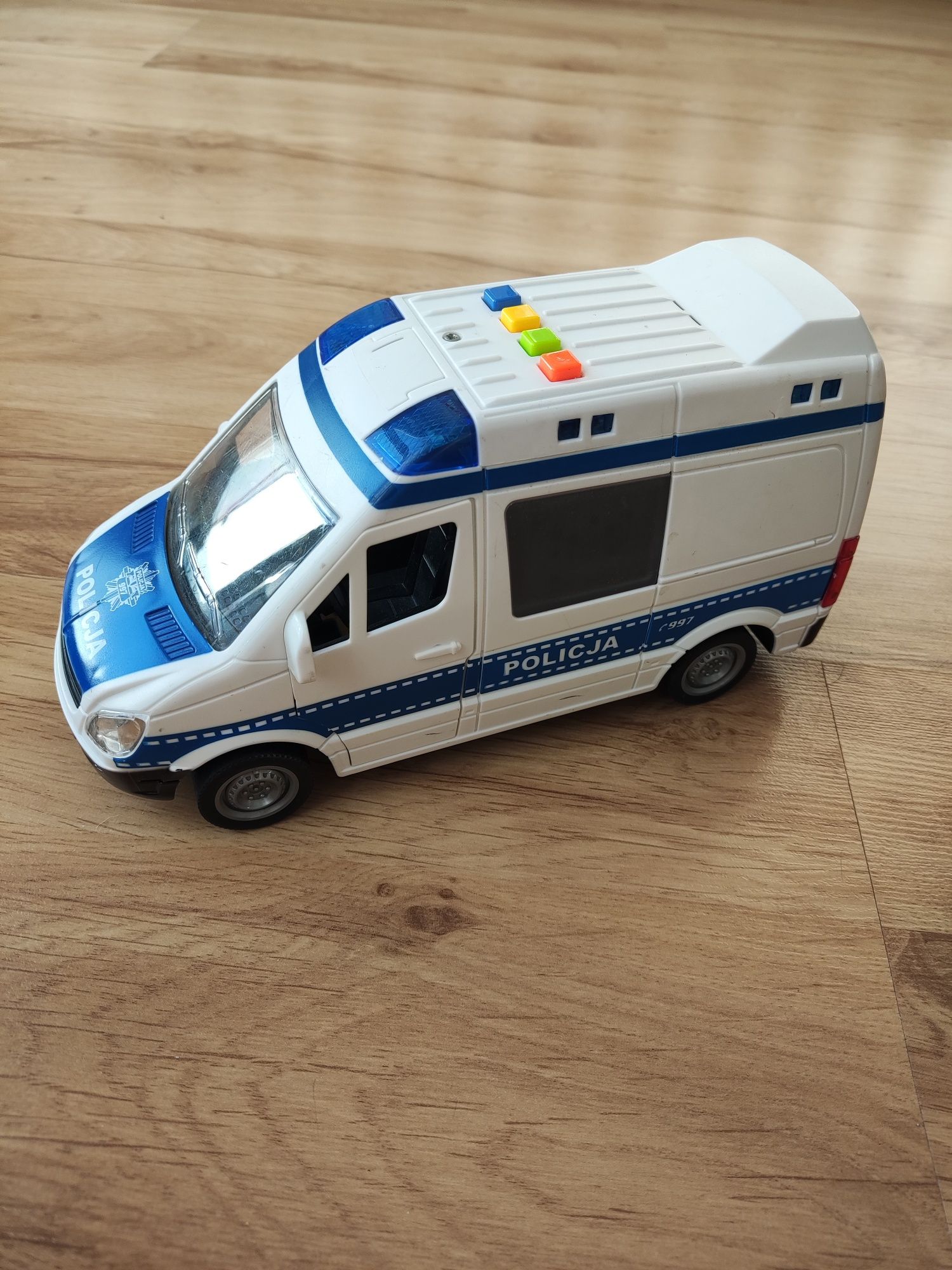 Samochód policyjny zabawka z dzwiekami
