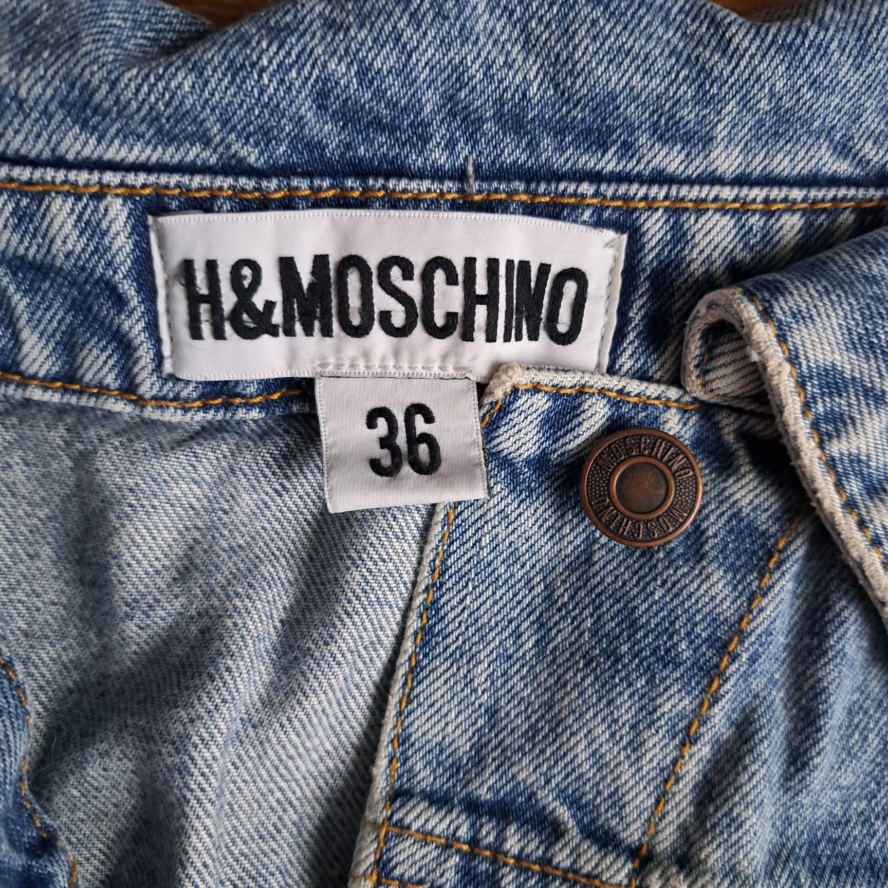 Spódniczka Jeansowa H&M MOSCHINO