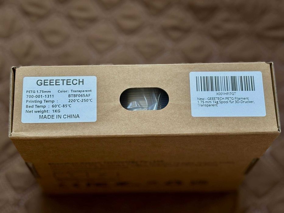 Geeetech TPU Transparent гнучкий філамент 1кг(пластик для 3д друку)PLA