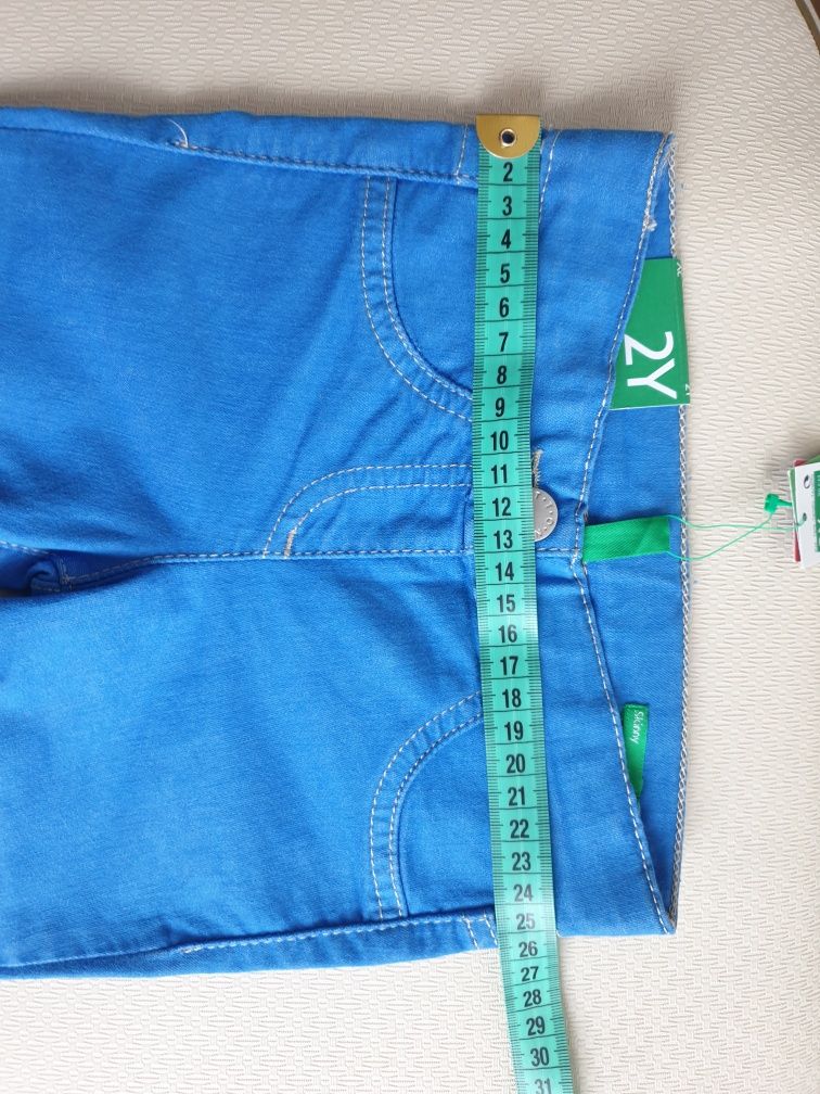 Nowe spodnie Benetton roz. 90 (2Y)