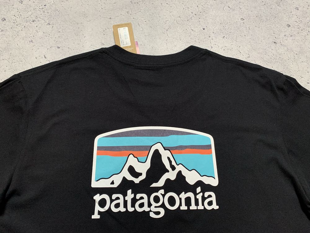 Новая Футболка Patagonia / Биг Лого на Спине