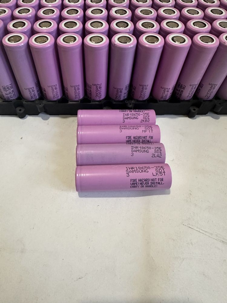 Акумуляторні батареї Samsung INR 18650 35E 3500 mAh 21-23року.