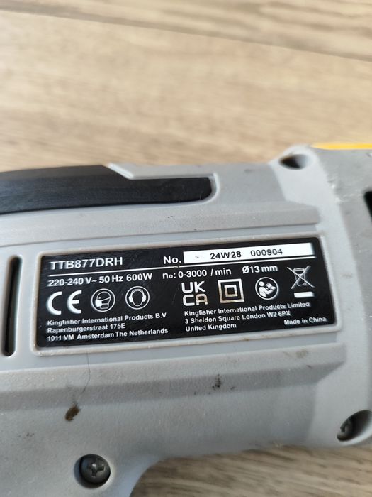 Wiertarka udarowa Titan 600wat, rok 2024