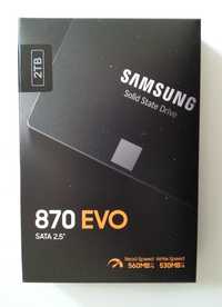 Nowy,zapakowany, gw.Samsung 870 EVO-2 TB -dysk ssd.Polecam inne modele