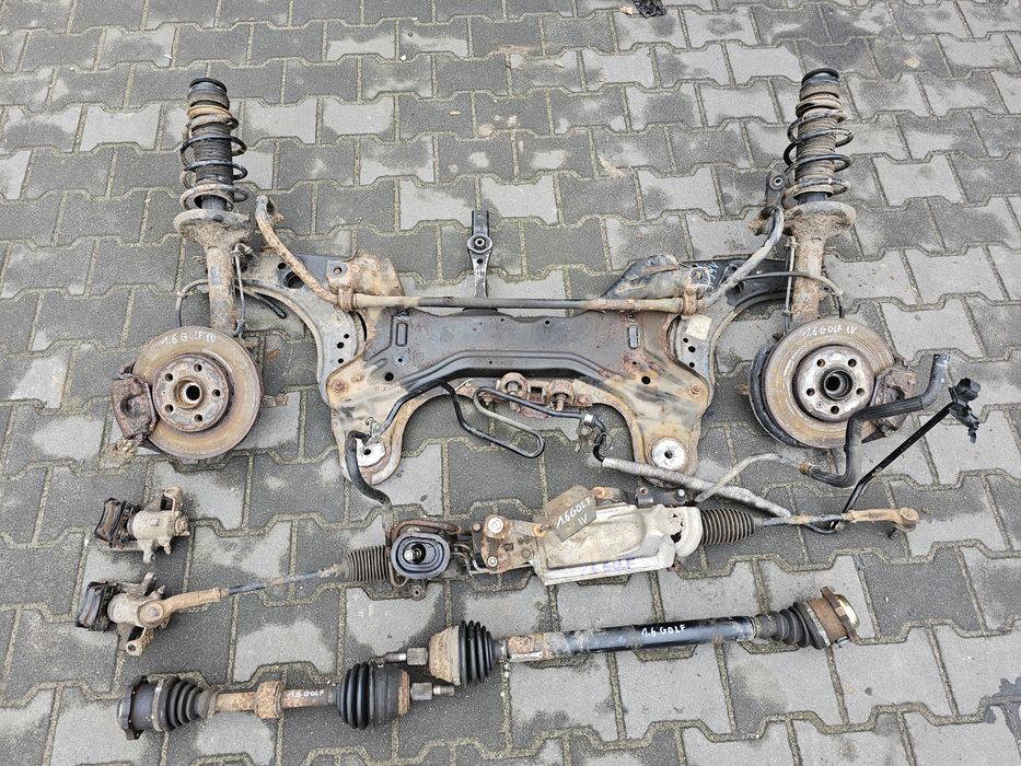 Zawieszenie Amortyzator Mc person Sanki wózek maglownica Vw Golf IV