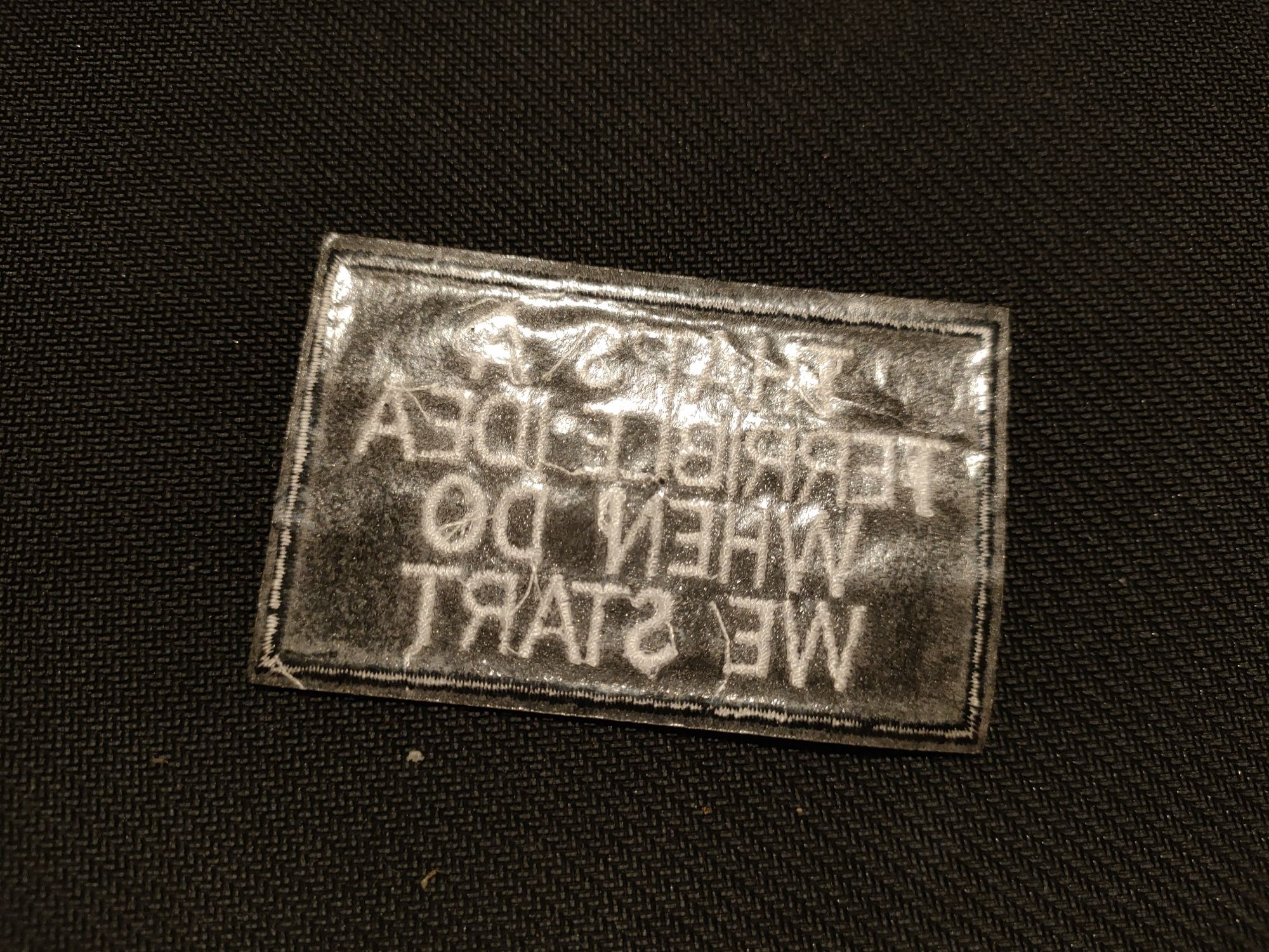 Patch com  frase