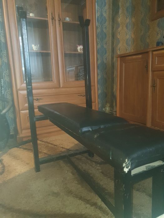 Ławka do ćzwiczen, sztanga,obciążenia