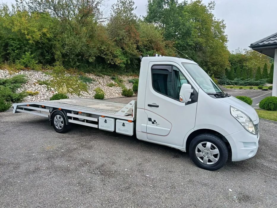 Renault MASTER RWD (napęd na tył) Laweta  Klima-Webasto-Tacho-Tempomat-Navi-Bluetooth-USB SUPER STAN