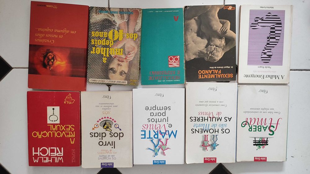 Lote 24 Livros sobre Psicologia da Sexualidade