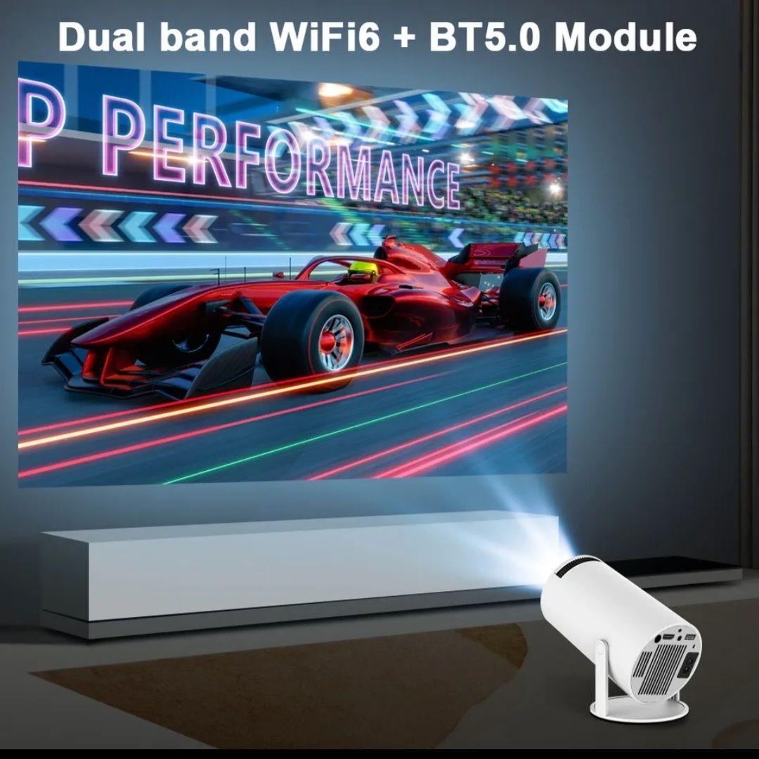 Проектор LED HD Android 11 Wi-Fi6 Bluetooth5 USB HDMI