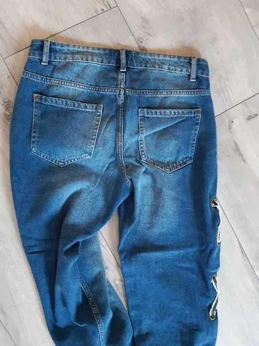 Spodnie jeans 38 7/8 jak nowe