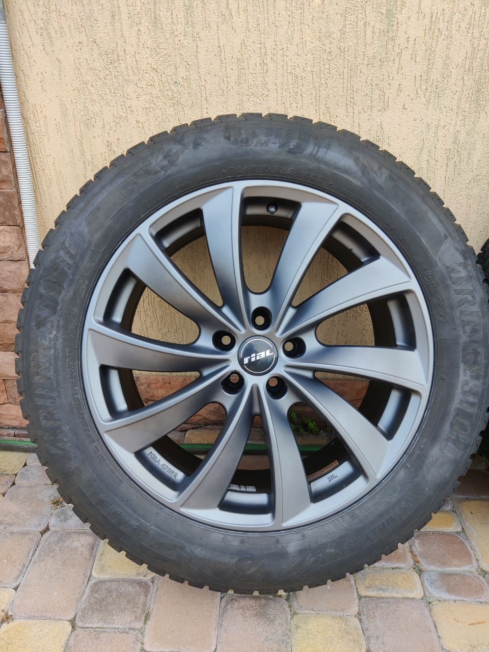 Комплект колес Real 108x5, r19 + резина Bridgestone 245/55/19+датчики