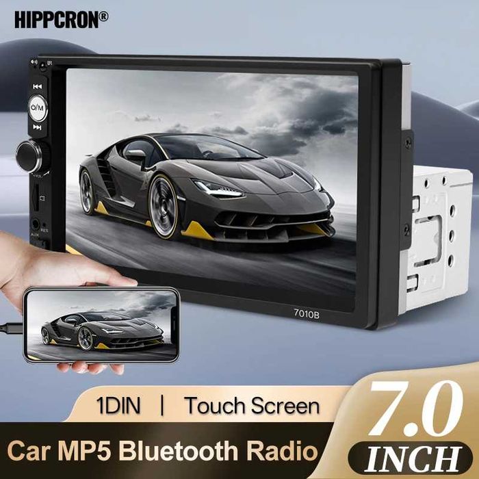 Автомагнітола Acodo 7018B 7"дюймів сенсорний екран Bluetooth з пультом