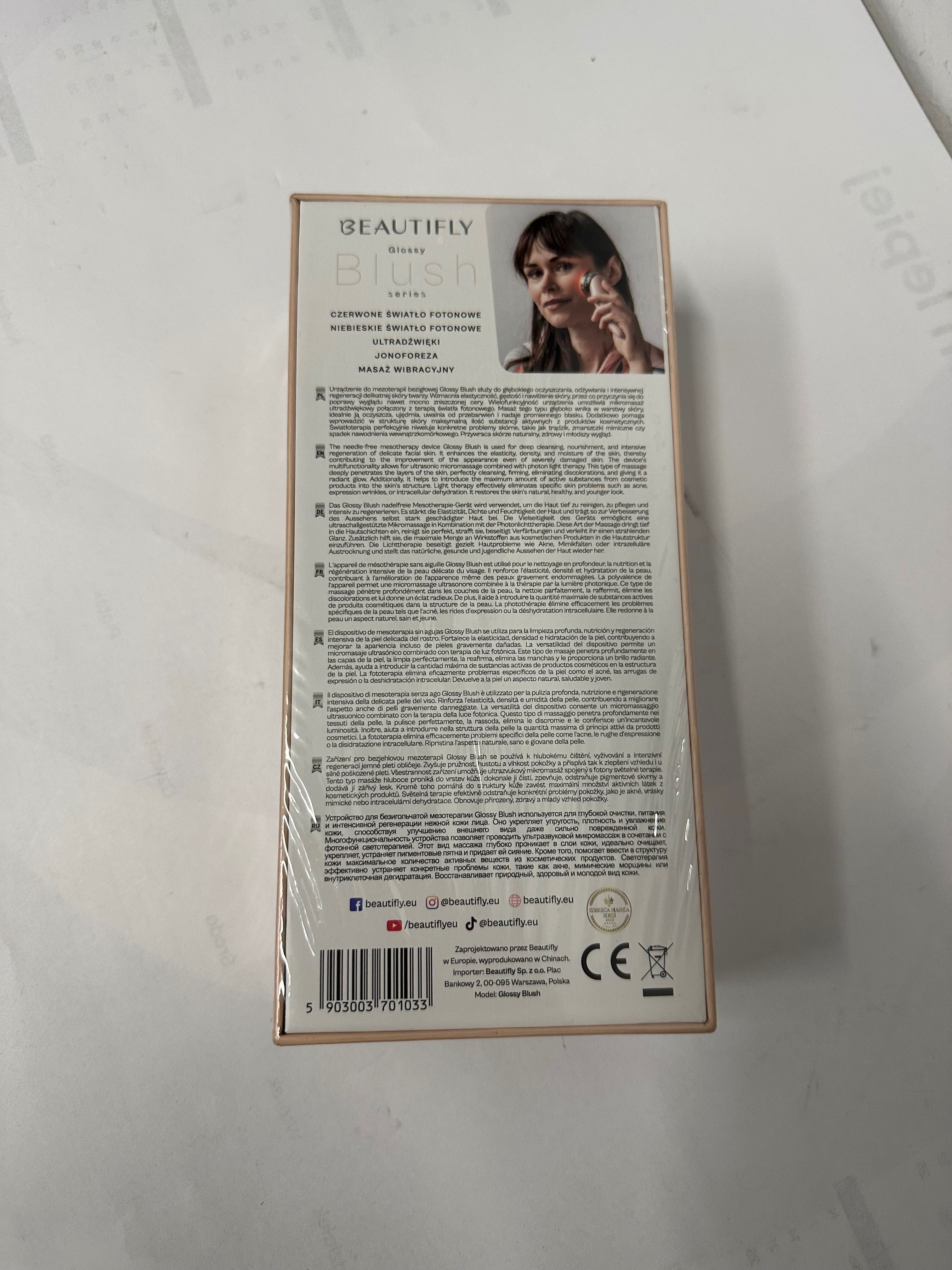 Urządzenie do Mezoterapii bezigłowej Beautifly B-Glossy Blush series