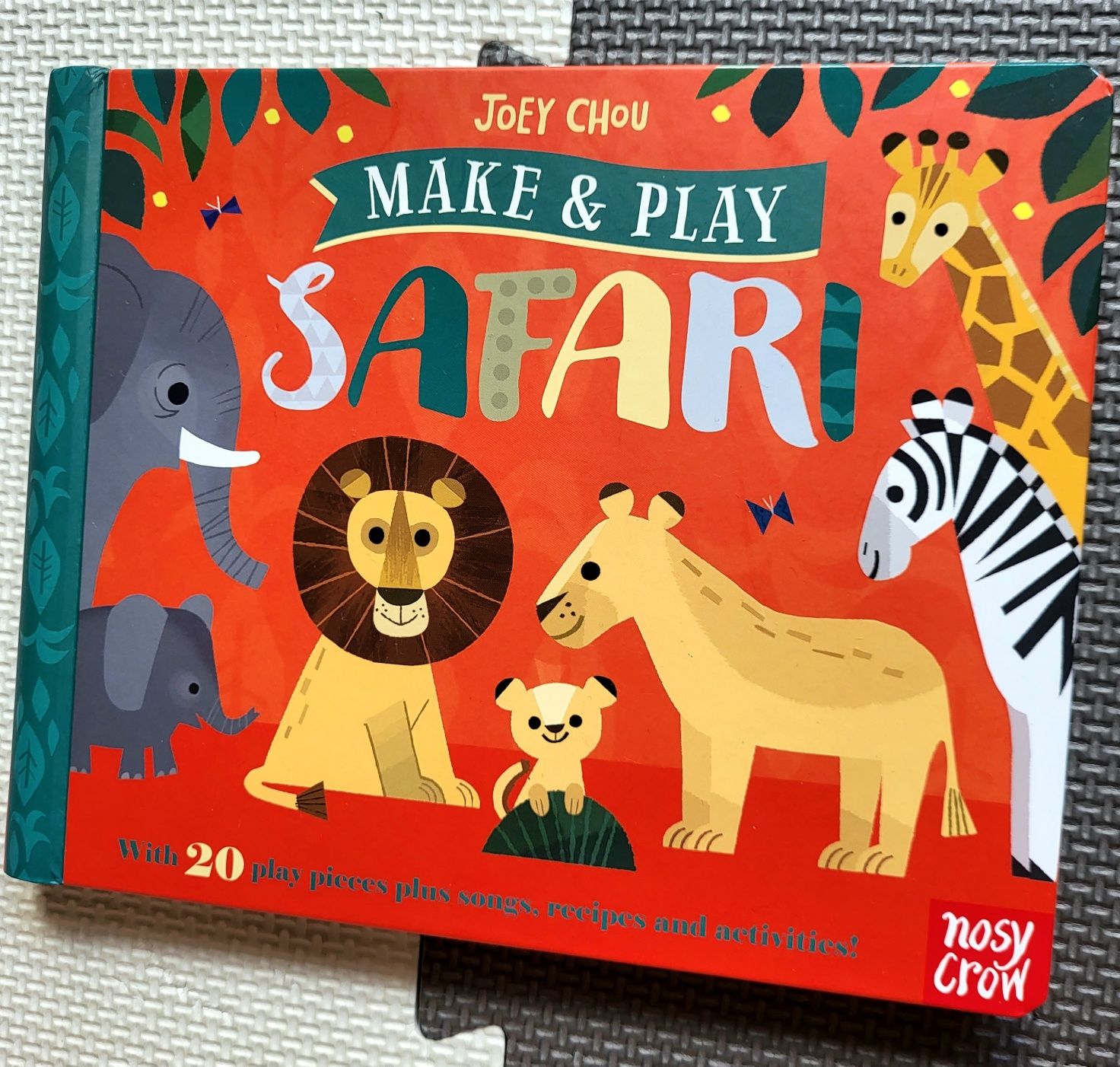 Make & Play Safari press out książeczka aktywizująca po angielsku