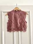 Blusa Rosa Empoeirado
