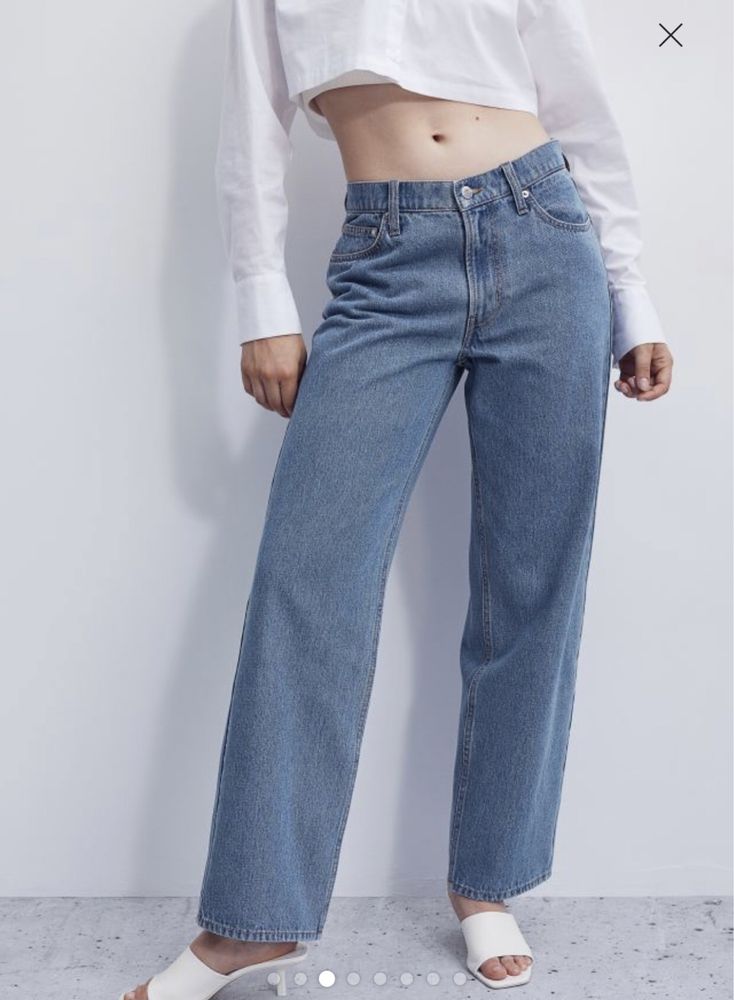 Джинси H&M 90s Baggy Low jeans 34 Xs