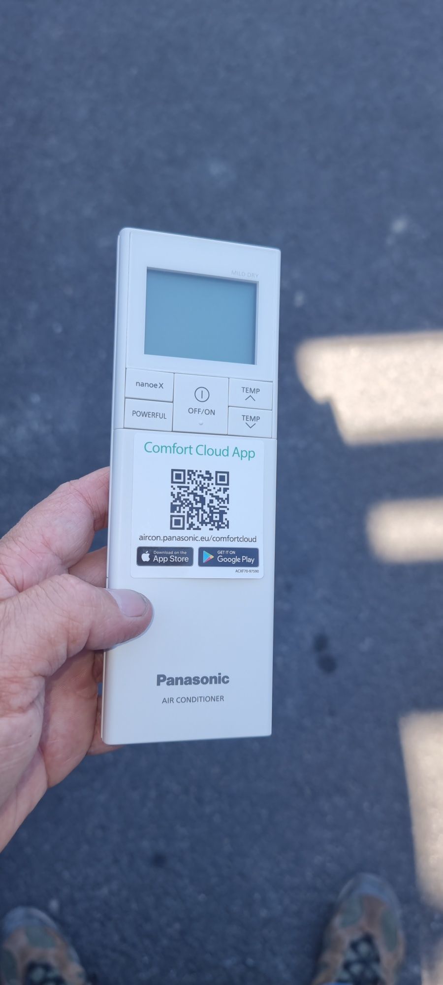 2 un comandos acondicionado panasonic (novos)