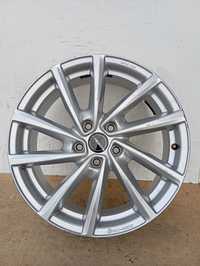 1x Felga Borbet V Cristal Silver 18" 7J ET52 5x112 Seat Ateca VW Jetta