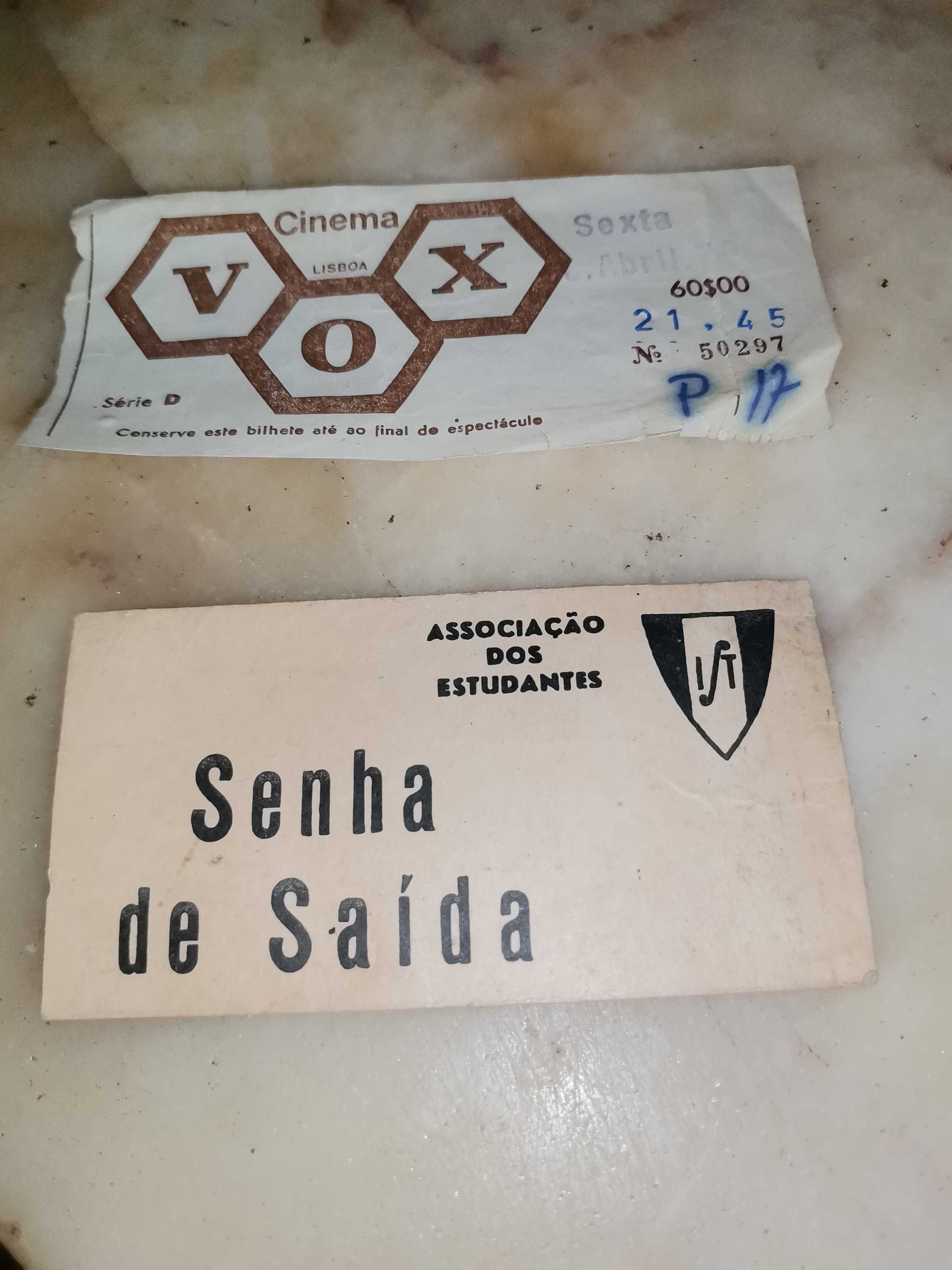 Ingressos antigos