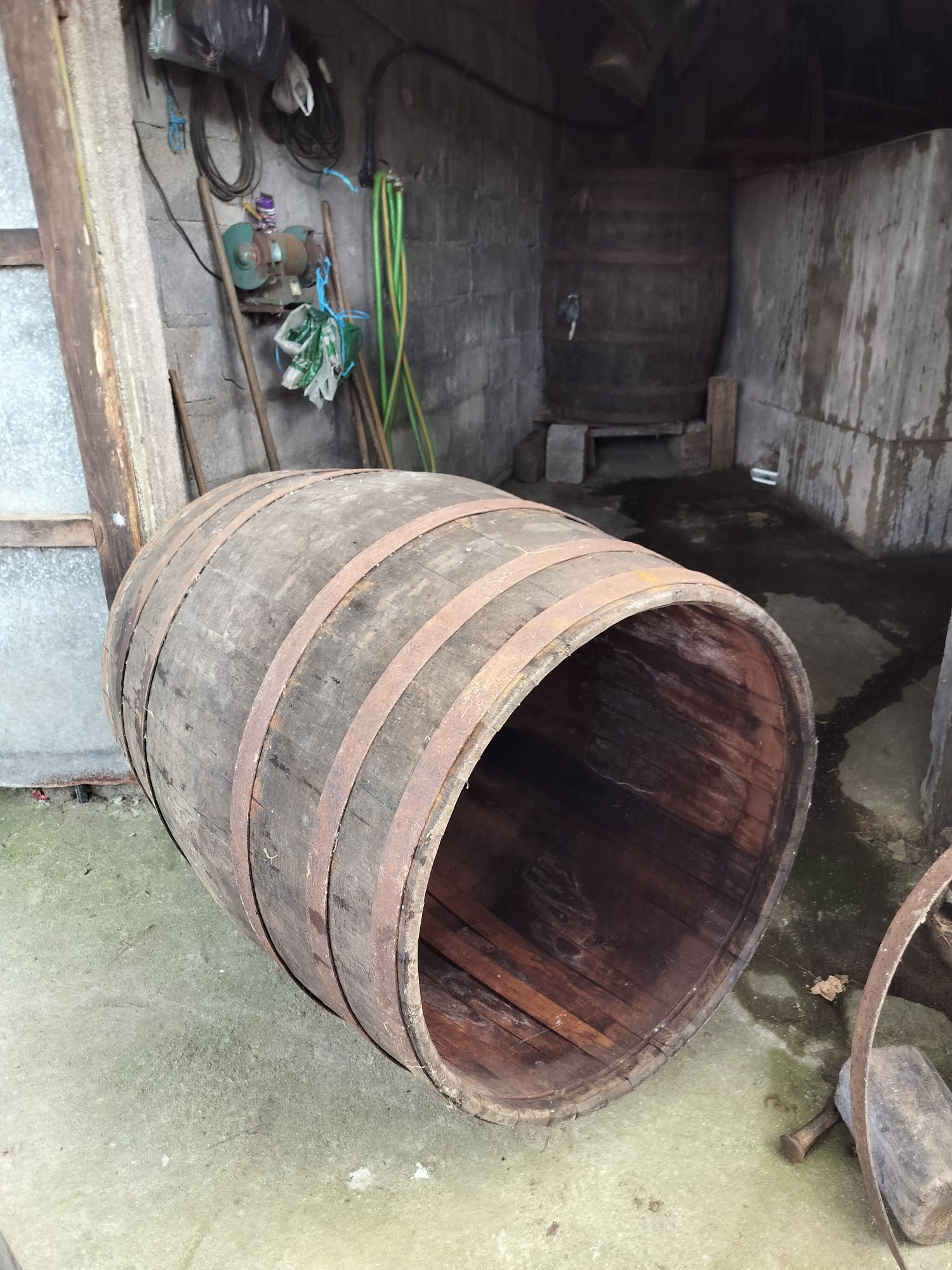 Pipo de madeira antiga 550lt